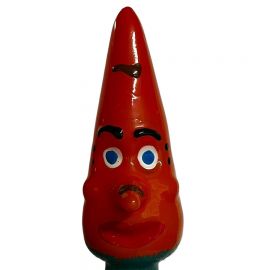 CONDOMERIE PRESERVATIVO DECORATIVO PINTADO A MANO ZANAHORIA XL
