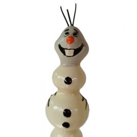 CONDOMERIE PRESERVATIVO DECORATIVO PINTADO A MANO LINDO MUaECO DE NIEVE XL