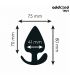 ADDICTED TOYS PLUG ANAL SILICONA TALLA L 8 CM