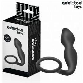 ADDICTED TOYS PLUG ANAL CON ANILLO SILICONA MODELO 2