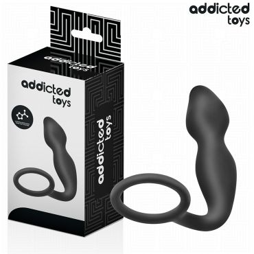 ADDICTED TOYS PLUG ANAL CON ANILLO SILICONA MODELO 2