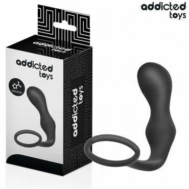 ADDICTED TOYS PLUG ANAL CON ANILLO SILICONA MODELO 3