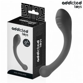 ADDICTED TOYS ESTIMULADOR ANAL DOBLE SILICONA 18 CM