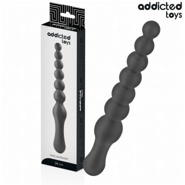 ADDICTED TOYS MASAJEADOR ANAL DOBLE SILICONA 24 CM