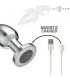 INTENSE PLUG ANAL 10 VIBRACIONES METAL CON CONTROL REMOTO L