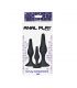 TOYJOY ANAL PLAY CURVY COMPANIONS PLUG ANAL 3 PIEZAS NEGRO