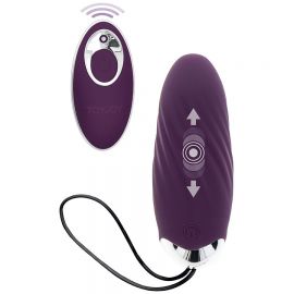 TOYJOY HAPPINESS KNOCK KNOCK EGGSTAVAGANT VIBRADOR CON CONTROL REMOTO MORADO