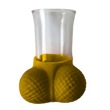 DIABLO PICANTE VASO DE CHUPITOS DORADO