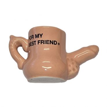 DIABLO PICANTE a IMaN TAZA CERaMICA CON PENE EN RELIEVE aFOR MY BEST FRIENDa