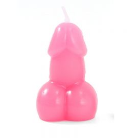 DIABLO PICANTE VELA CON FORMA DE PENE COLOR FUCSIA