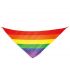 PRIDE PAaUELO ALGODaN TRIANGULAR BANDERA ARCOaRIS