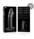NEBULA SERIES BY IBIZA MODELO 19 DILDO CRISTAL TRANSPARENTE 185 CM O 4 CM