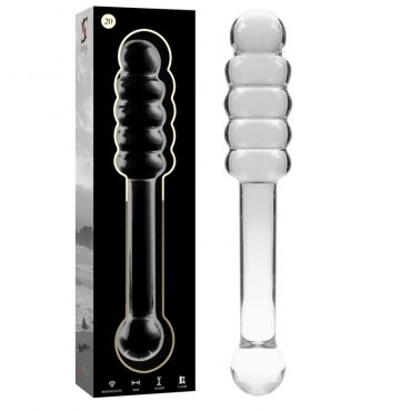 NEBULA SERIES BY IBIZA MODELO 20 DILDO CRISTAL TRANSPARENTE 205 CM O 3 CM