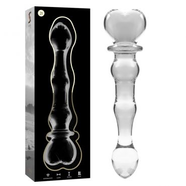 NEBULA SERIES BY IBIZA MODELO 21 DILDO CRISTAL TRANSPARENTE 205 CM O 35 CM