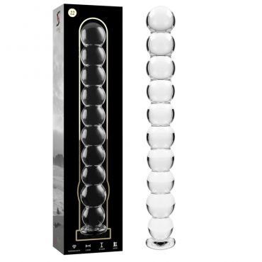 NEBULA SERIES BY IBIZA MODELO 22 DILDO CRISTAL TRANSPARENTE 215 CM O 25 CM