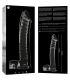 NEBULA SERIES BY IBIZA MODELO 23 DILDO CRISTAL TRANSPARENTE 215 CM O 4 CM