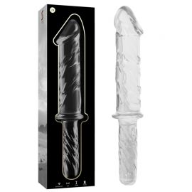 NEBULA SERIES BY IBIZA MODELO 24 DILDO CRISTAL TRANSPARENTE 285 CM O 5 CM