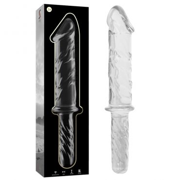 NEBULA SERIES BY IBIZA MODELO 24 DILDO CRISTAL TRANSPARENTE 285 CM O 5 CM