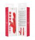 INTENSE KATY ESTIMULADOR CLaTORIS MULTIFUNCIaN 4 CABEZALES INTERCAMBIABLES ROJO