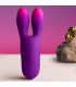 ROCKS OFF GLO GIRL BUNNY VIBRADOR FLEXIBLE MORADO
