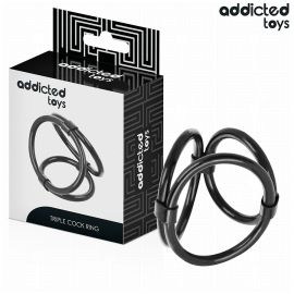 ADDICTED TOYS ANILLO TRIPLE PARA EL PENE