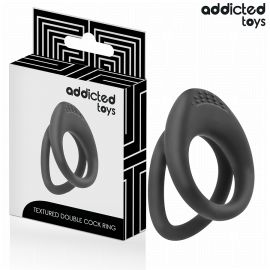 ADDICTED TOYS ANILLO TEXTURIZADO DOBLE PARA EL PENE