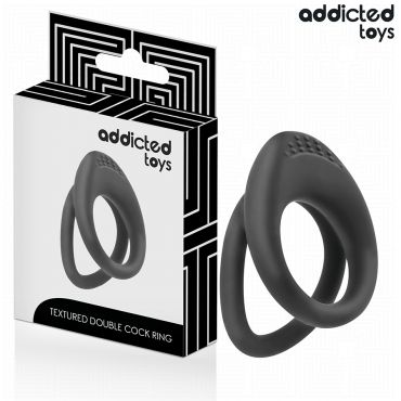 ADDICTED TOYS ANILLO TEXTURIZADO DOBLE PARA EL PENE