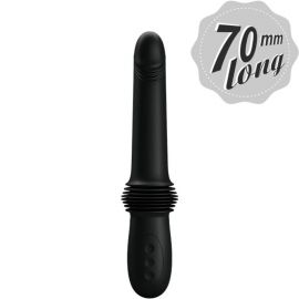 PRETTY LOVE PAZUZU VIBRADOR 3 MODOS DE EMPUJE NEGRO