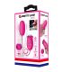 PRETTY LOVE DAISY HUEVO VIBRADOR LENGUA ESTIMULADORA DE CLaTORIS ROSA