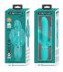 PRETTY LOVE CAMMY TRIPLE VIBRADOR RABBIT MULTIFUNCIaN 4 EN 1 AZUL