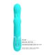 PRETTY LOVE CAMMY TRIPLE VIBRADOR RABBIT MULTIFUNCIaN 4 EN 1 AZUL