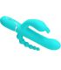 PRETTY LOVE CAMMY TRIPLE VIBRADOR RABBIT MULTIFUNCIaN 4 EN 1 AZUL