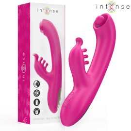 INTENSE CHRISTINA VIBRADOR MULTIFUNCIaN RABBIT 225 CM ROSA