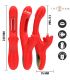 INTENSE JESSICA VIBRADOR MULTIFUNCIaN ESTIMULACIaN CLaTORIS 248 CM ROJO