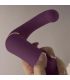 ROCKS OFF GEMINI VIBRADOR DUAL PUNTO G Y ESTIMULADOR CLaTORIS MORADO