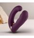 ROCKS OFF GEMINI VIBRADOR DUAL PUNTO G Y ESTIMULADOR CLaTORIS MORADO