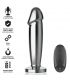 INTENSE PLUG ANAL 10 VIBRACIONES METAL EN FORMA DE DILDO CON CONTROL REMOTO S
