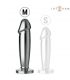 INTENSE PLUG ANAL 10 VIBRACIONES METAL EN FORMA DE DILDO CON CONTROL REMOTO M