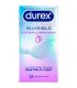 DUREX PRESERVATIVOS INVISIBLE EXTRA LUBRICADO 12 UNIDADES