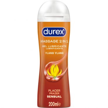 DUREX GEL LUBRICANTE DE MASAJE SENSUAL YLANG YLANG 200 ML