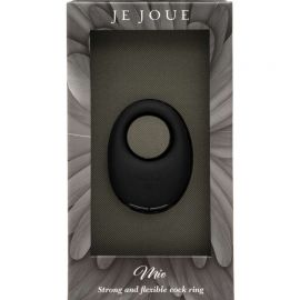 JE JOUE MIO ANILLO PARA EL PENE VIBRADOR FUERTE Y FLEXIBLE NEGRO