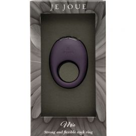 JE JOUE MIO ANILLO PARA EL PENE VIBRADOR FUERTE Y FLEXIBLE MORADO