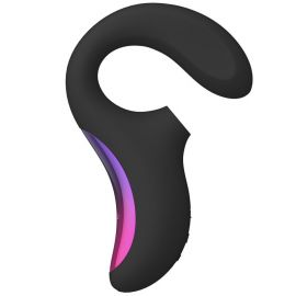 LELO ENIGMA DOBLE ESTIMULACIaN SUCCION MASAJEADOR NEGRO