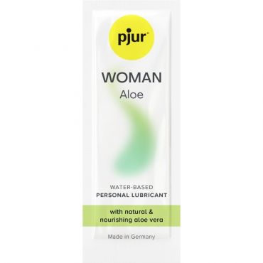 PJUR WOMAN ALOE LUBRICANTE BASE AGUA 2 ML