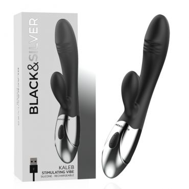 BLACKSILVER KALEB VIBRADOR RABBIT SILICON MILTI FUNCION
