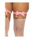 LEG AVENUE LIGUERO ALTO DE CUERO VEGANO TALLA aNICA ROSA