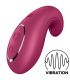 SATISFYER DIPPING DELIGHT VIBRADOR LAY ON ROJO