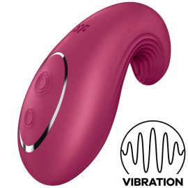 SATISFYER DIPPING DELIGHT VIBRADOR LAY ON ROJO