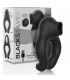 BLACKSILVER ANILLO VIBRADOR SILICONA 3 MOTORES RECARGABLE NEGRO