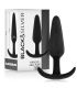 BLACKSILVER HANSEL PLUG ANAL SILICONA CON ASA PEQUEaO